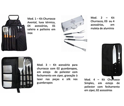 kit churrasco + manancial comércio de brindes